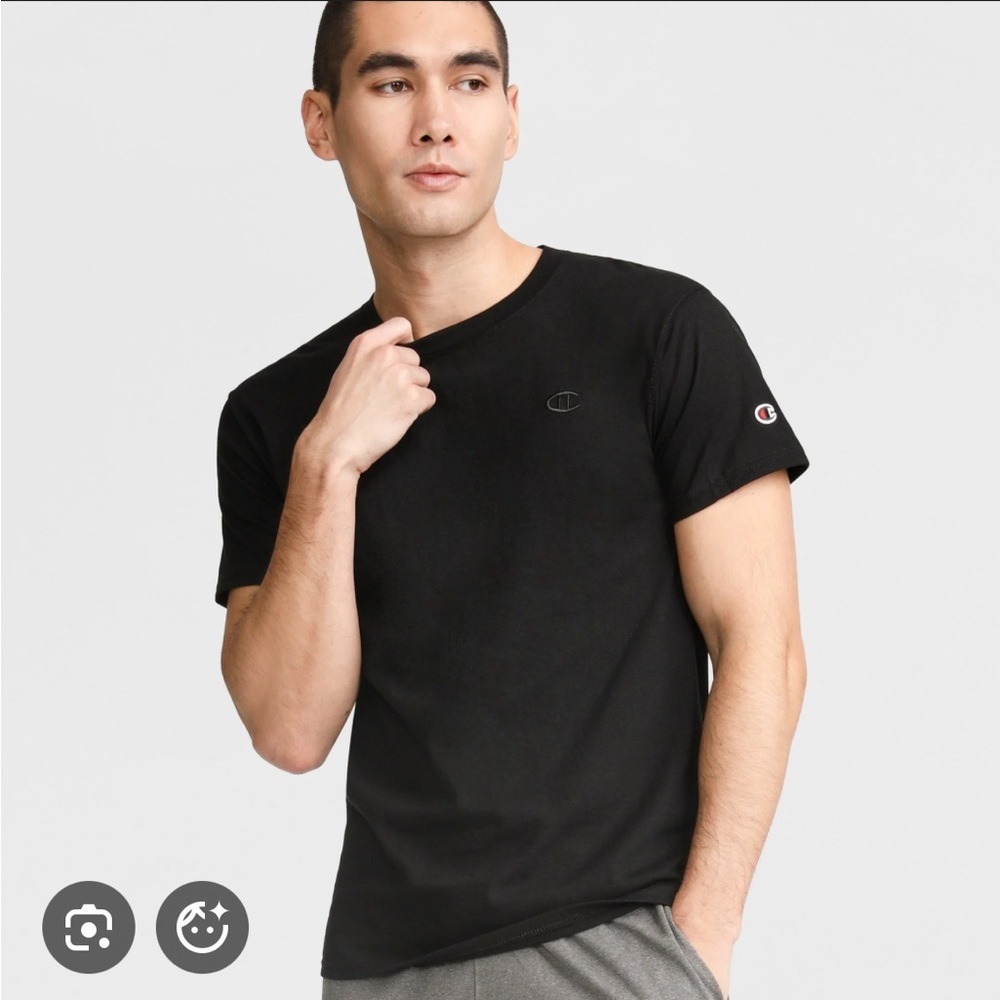 Champion Men's Classic Black Tee